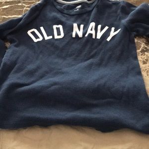 Old Navy Blue Shirt & Khaki Pant Set
